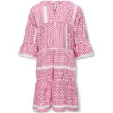 ONLY GIRLS - Jurk - Zwart - Geweven Stof - V-Hals - Ruches