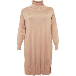 Fransa Curve Gebreide jurk 'Alma'  beige
