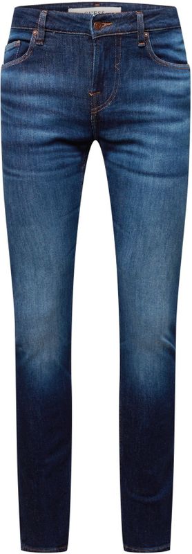 Guess - Skinny Fit Klassieke 5-Pocket Jeans - Blauw - Heren