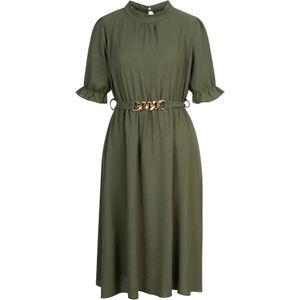 Cloud5ive Jurk  goud / groen