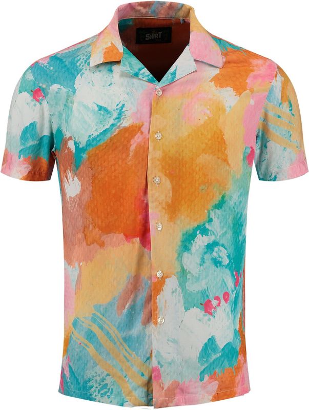 Key Largo - Overhemd - Turquoise - Caracas - Regular Fit