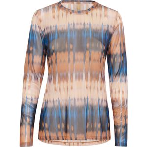 CULTURE Shirt 'Melida'  marine / saffier / koraal / perzik