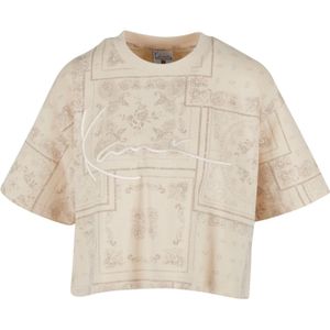 Karl Kani Shirt  beige / donkerbeige / offwhite