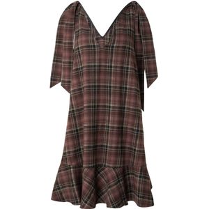 YAS Jurk 'YASTURBO SPENCER'  wijnrood / kersrood / zwart