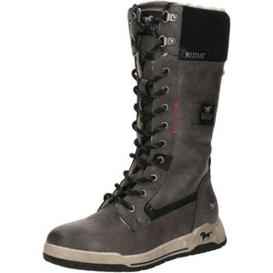 MUSTANG Veterlaarzen  donkergrijs / zwart