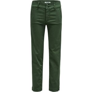 Salsa - Secret Chino - Groene Spijkerbroek - Cropped Slim Pijp - Medium Taille