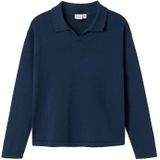 Polo - Overhemd - Gebreid - Lange Mouwen - Regular Fit