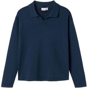 Polo - Overhemd - Gebreid - Lange Mouwen - Regular Fit