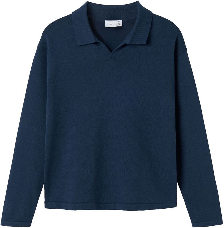 Polo - Overhemd - Gebreid - Lange Mouwen - Regular Fit