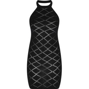 IZIA Gebreide jurk 'Spring Summer'  zwart