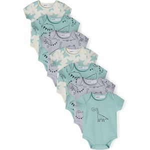 MINOTI Rompertje/body  mintgroen / lila / zwart / wit