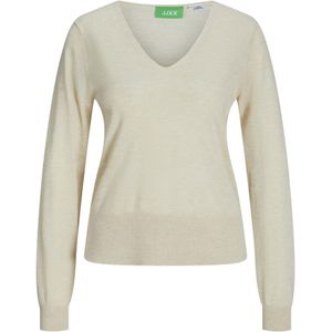 Jack & Jones Athena Jjxx Trui Met V-hals Beige Vrouw