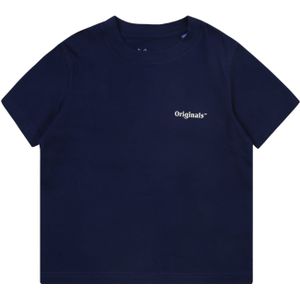 Jack & Jones Junior Shirt  marine / roestbruin / wit