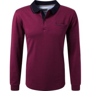 PIERRE CARDIN Shirt  nachtblauw / wijnrood