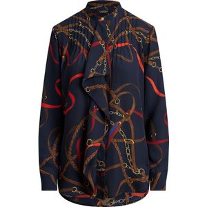 Lauren Ralph Lauren Blouse  marine / bruin / geel / rood