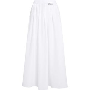Karl Lagerfeld Rok 'Sheer'  wit