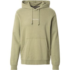 Marc O'Polo Sweatshirt  olijfgroen / wit