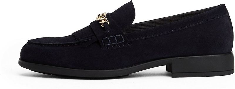 TOMMY HILFIGER - Instappers - Nachtblauw - Leer - Suède