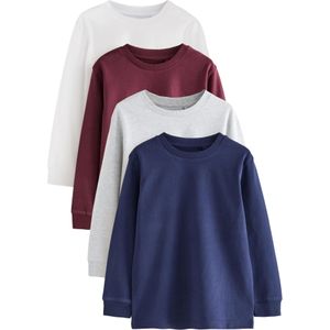 Next Sweatshirt  nachtblauw / lichtgrijs / wijnrood / wit