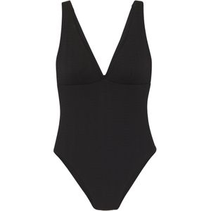 Look - Unikleur - Badpak - Zwart - Verwijderbare Softcups