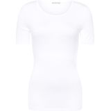 Hanro - Soft Touch - Shirt - Wit - Ronde Hals - Kwartmouw