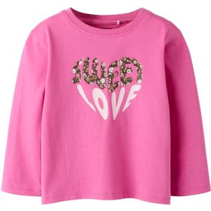 NAME IT Shirt 'NMFNILINEA'  bruin / kaki / eosine / wit