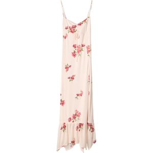 Bershka Zomerjurk  groen / pink / rosa