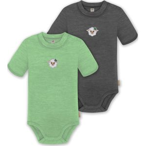 normani Rompertje/body 'Tihoi'  groen / donkergroen / gemengde kleuren