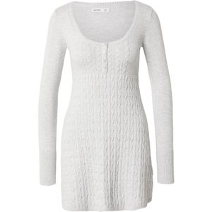 HOLLISTER Gebreide jurk  lichtgrijs