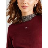 Tommy Jeans - Basic T-shirt - Langsleeve - Wit - Katoen