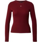 Tommy Jeans - Basic T-shirt - Langsleeve - Wit - Katoen