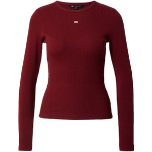 Tommy Jeans - Basic T-shirt - Langsleeve - Wit - Katoen