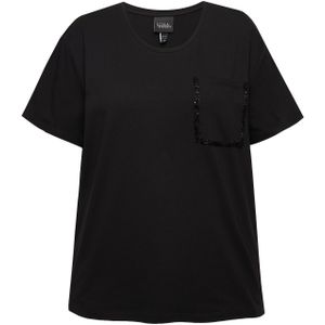 Ulla Popken Shirt  zwart