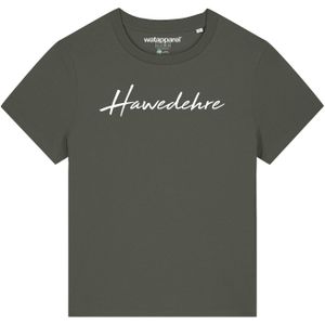 Watapparel Shirt 'Hawedehre'  kaki / wit