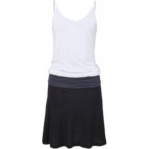 Jerseyjurken - Zwart/Grijs - Viscose-Jersey - Korte Zomerjurk