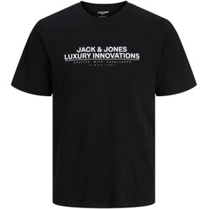 JACK & JONES Shirt  zwart / wit