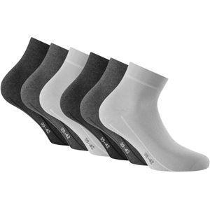 Rohner Basic Sokken  grijs / zwart