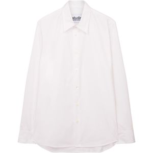 Overhemden - Wit - Regular Fit - Lange Mouwen - Kentkraag