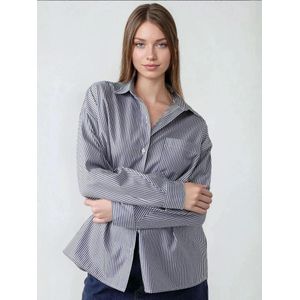 Hiccup Blouse  marine / wit