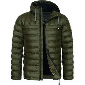 INDICODE JEANS Tussenjas 'INAmiso'  donkergroen