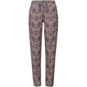 Hanro Pyjamabroek 'Sleep & Lounge'  donkerblauw / bruin / taupe