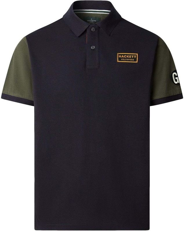 Hackett Heritage Rally Multi Korte Mouw Poloshirt
