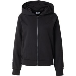 EA7 Emporio Armani Sweatvest  zwart / wit