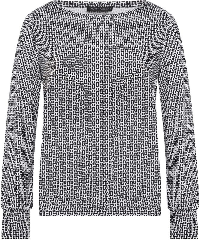 Betty Barclay Shirt  zwart / wit