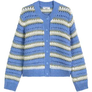 Marc O'Polo DENIM - Gebreid Vest - Blauw Groen Wit