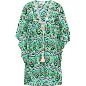 IZIA Kimono  blauw / jade groen / donkergroen / oranje