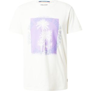 BLEND Shirt  pastelblauw / lichtlila / wit