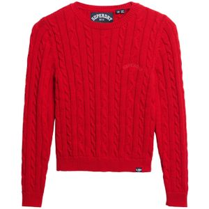 Superdry - Essentials Slim - Trui - Groen - Acryl