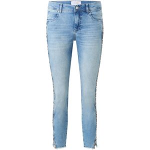 Jeans - Ornella - Blauw Denim - Slimfit - 7/8 Lengte - Mid Waist
