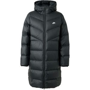 Nike Sportswear Winterjas 'WINDRUNNER STMNT'  zwart / wit